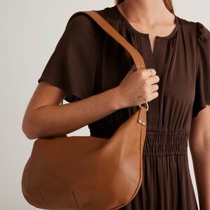 Large Cognac Quince Shoulder Bag